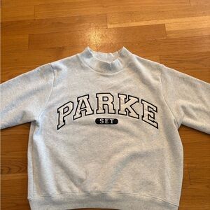 PARKE Women's Gray Sweatshirt
